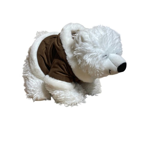 Build A Bear Friendly Polar Bear! Comes with winter jacket. - Picture 3 of 5